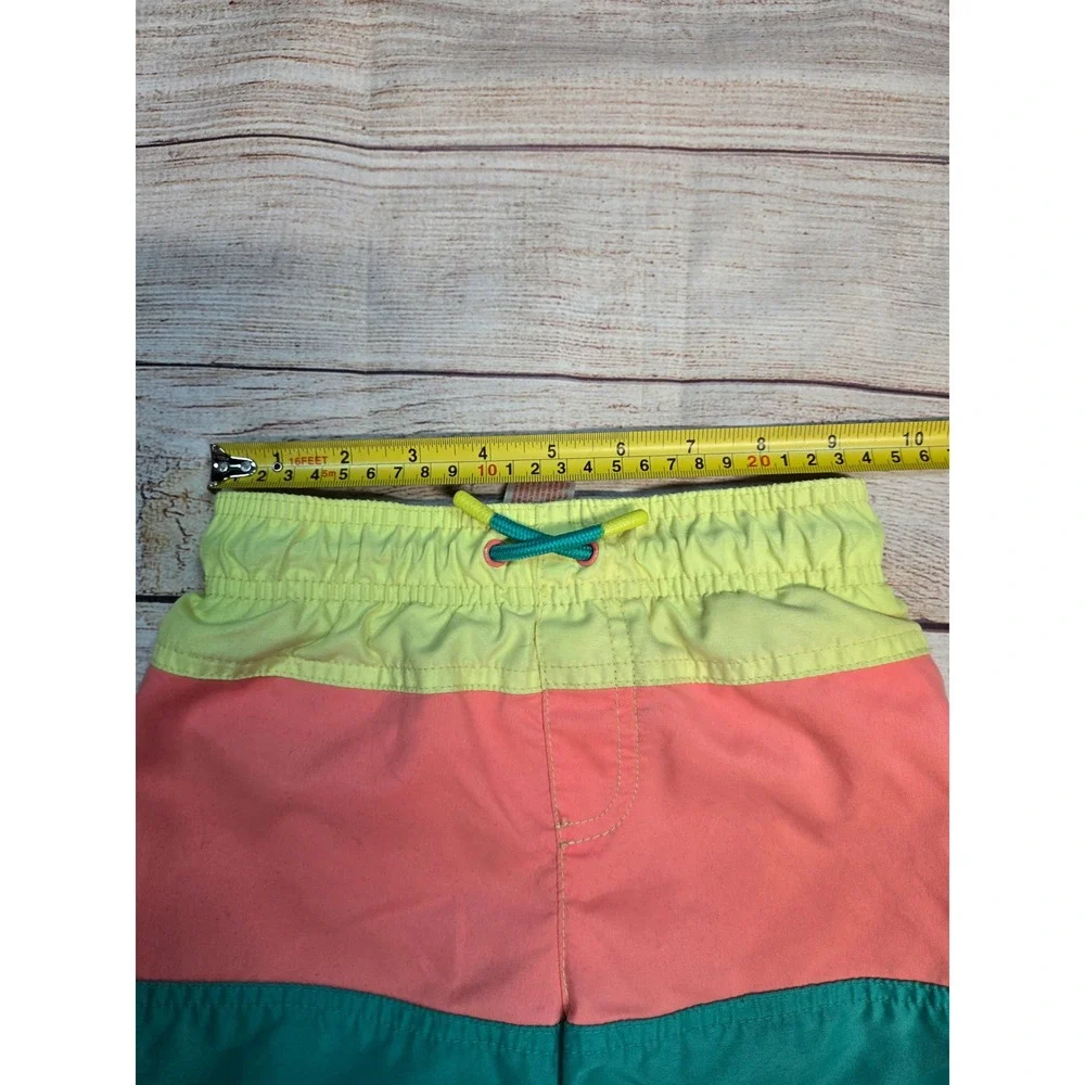 Cat and Jack Toddler Boy's Swim Trunks Size 3T Color Block Mesh Liner